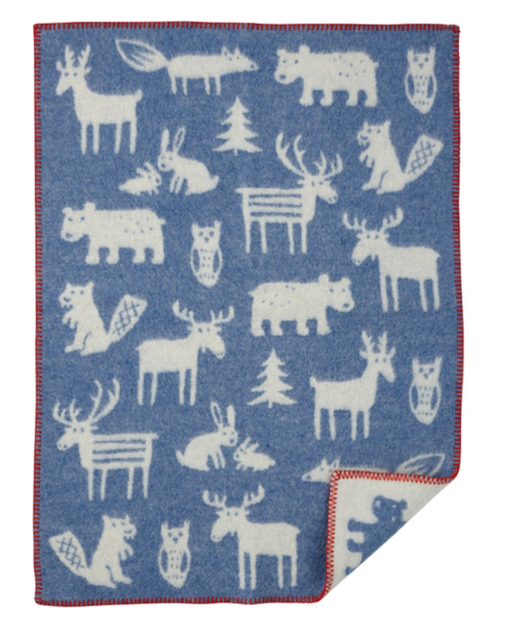Klippan Baby Blanket | Forest | Blue 